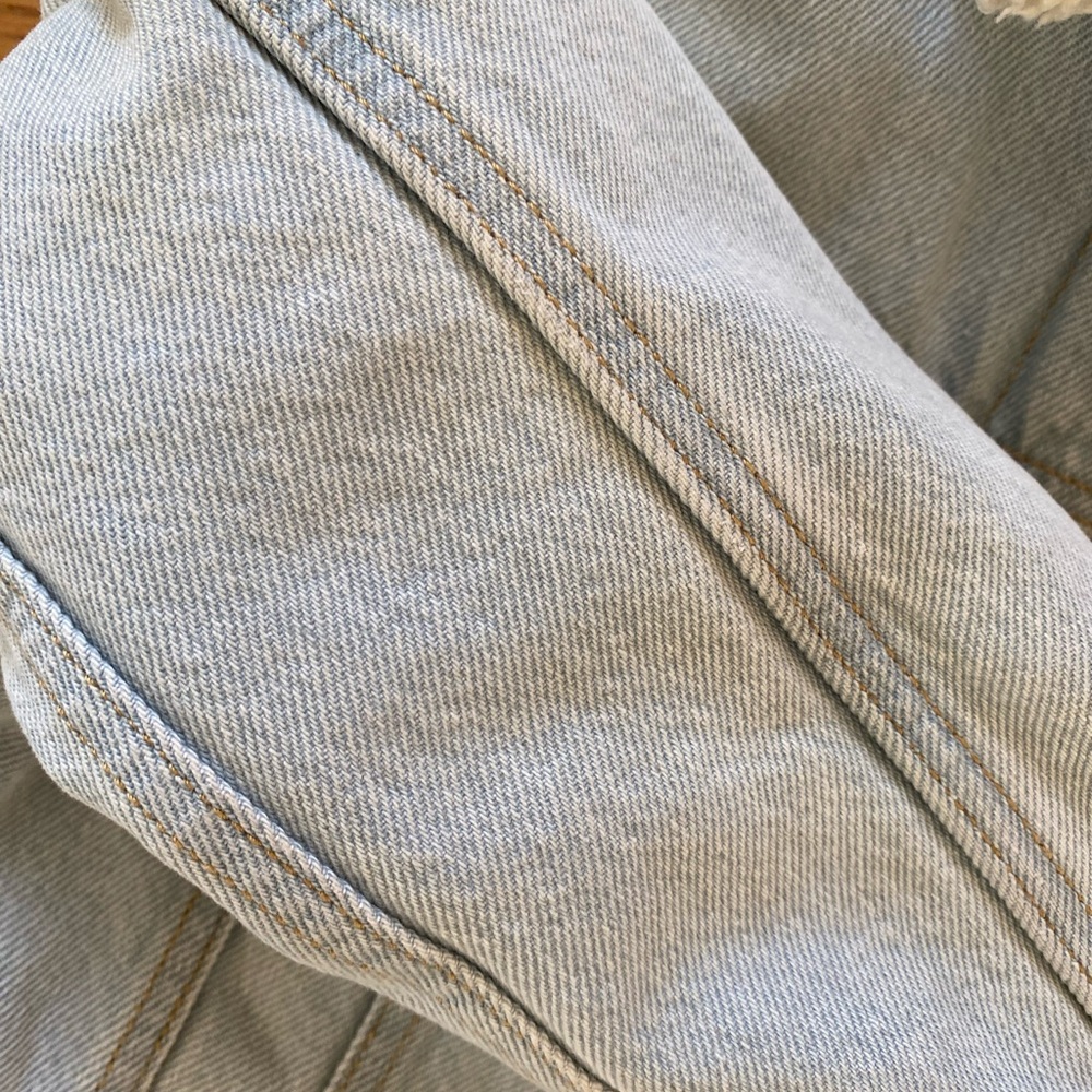 Levi's Sherpa lined denim Original Tricker Jacket Women’s Small - Picture 7 of 11